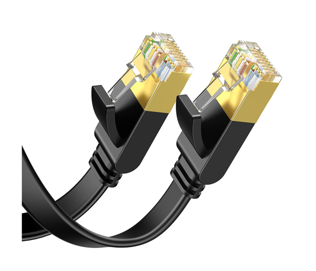 UGREEN Płaski kabel sieciowy NW106 Ethernet RJ45 Cat.7 STP 10m czar - 1489209 - zdjęcie 3